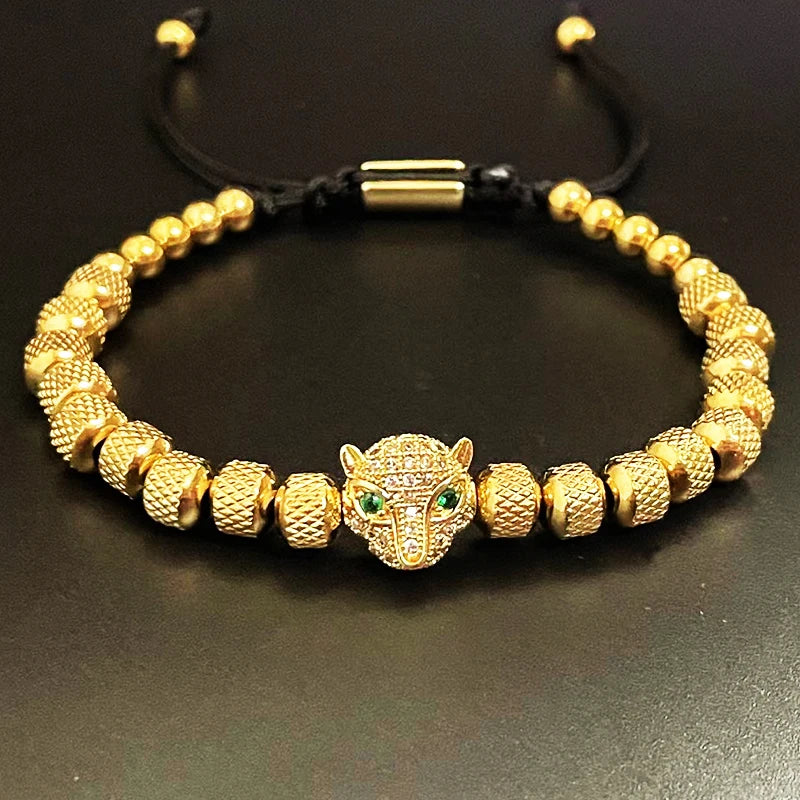 Leopard Luxe Beaded Bracelet 🐆