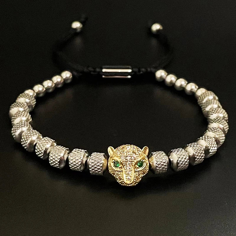 Leopard Luxe Beaded Bracelet 🐆