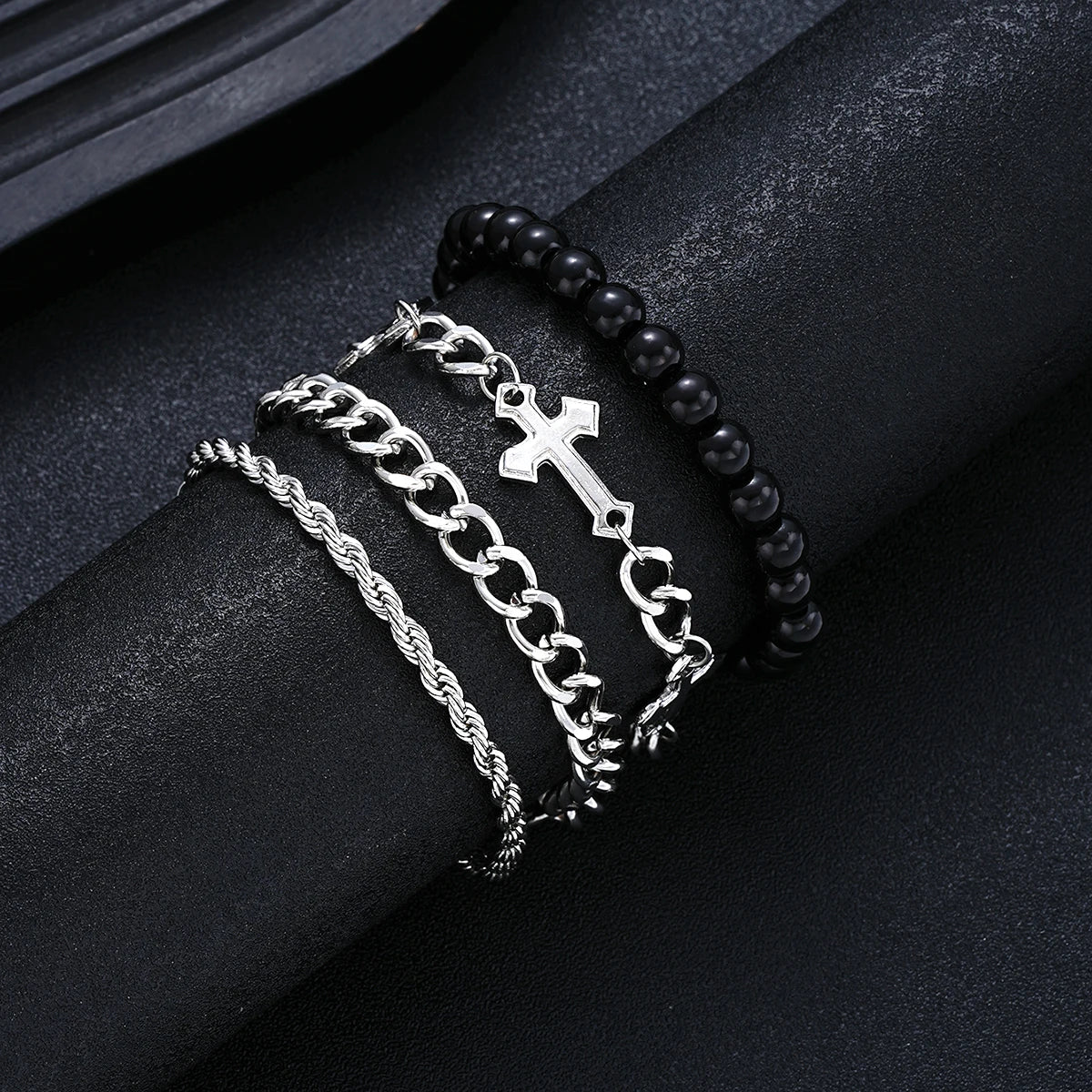 4 Pcs Stainless Steel Bracelet