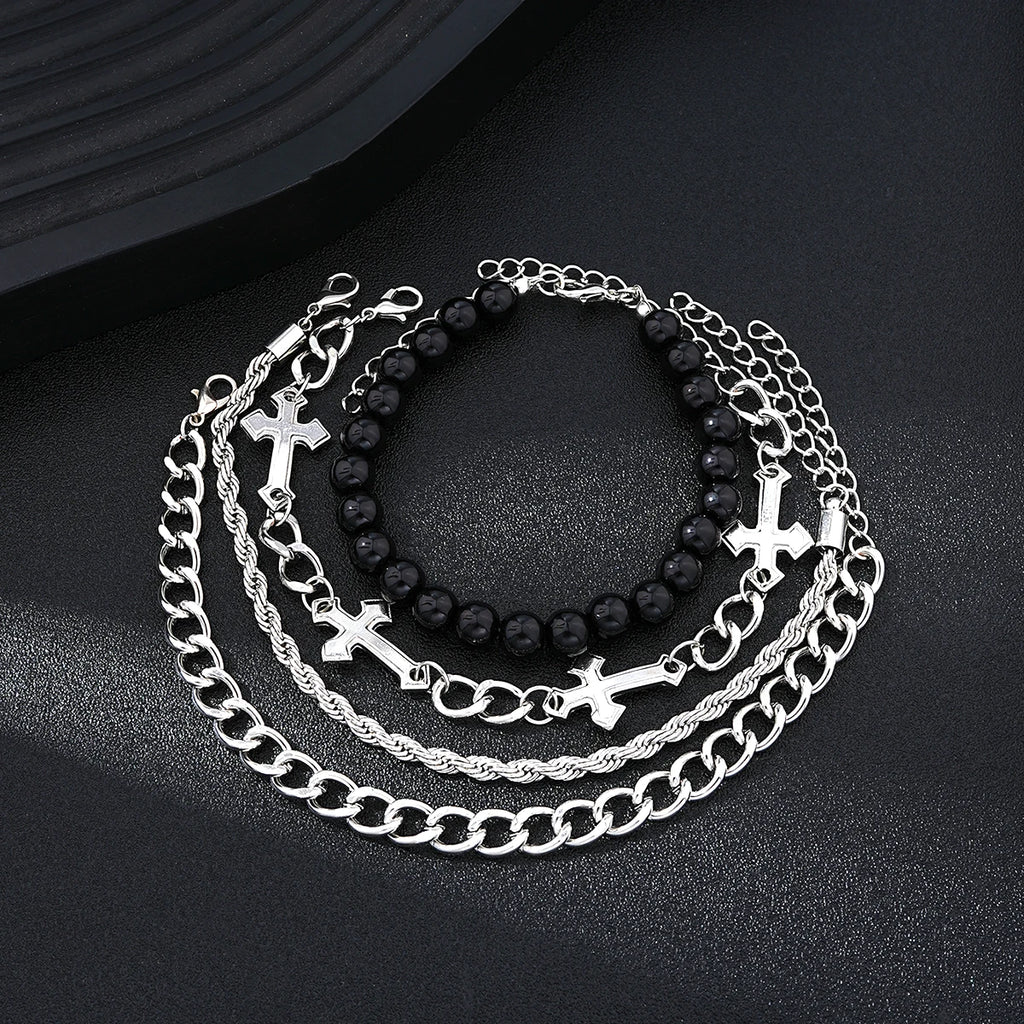 4 Pcs Stainless Steel Bracelet