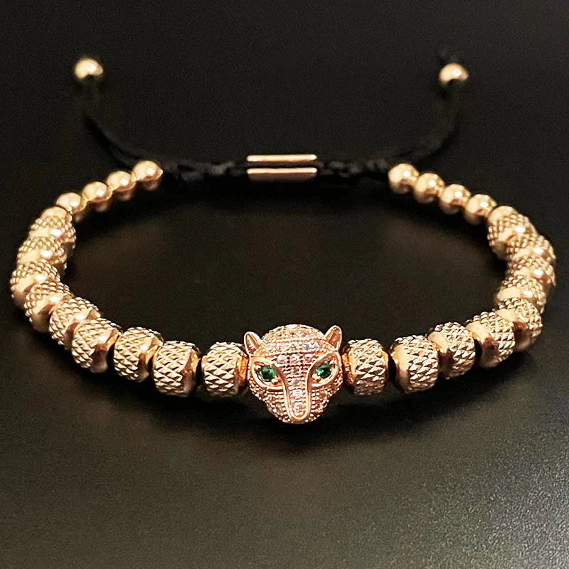 Leopard Luxe Beaded Bracelet 🐆