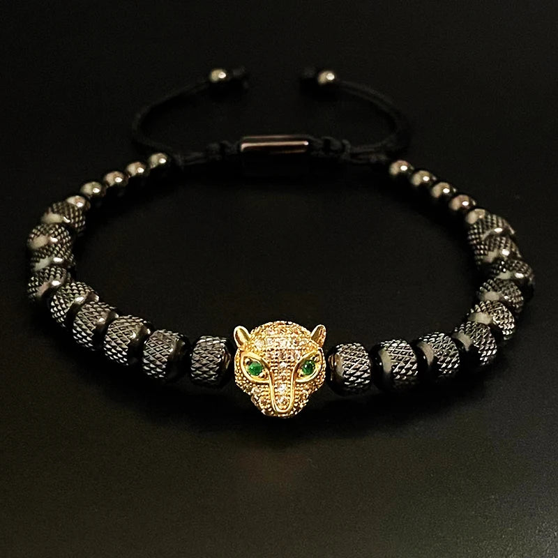 Leopard Luxe Beaded Bracelet 🐆