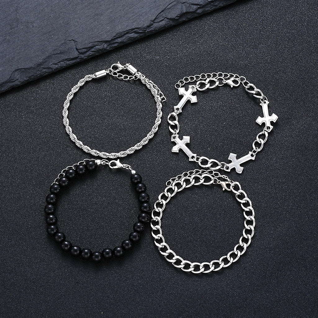 4 Pcs Stainless Steel Bracelet