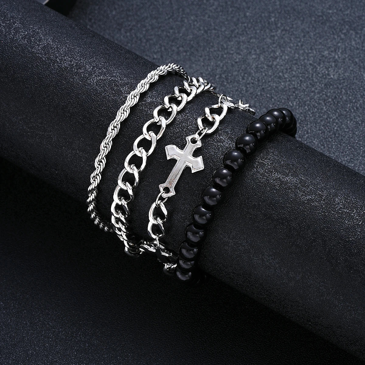 4 Pcs Stainless Steel Bracelet